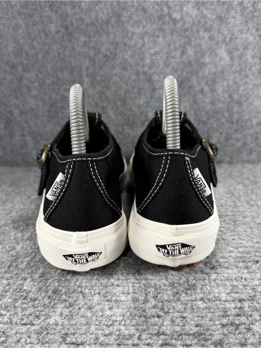Vans Mary Jane Style 93 Womens 7.5 Shoes Buckle Black - Picture 5 of 10
